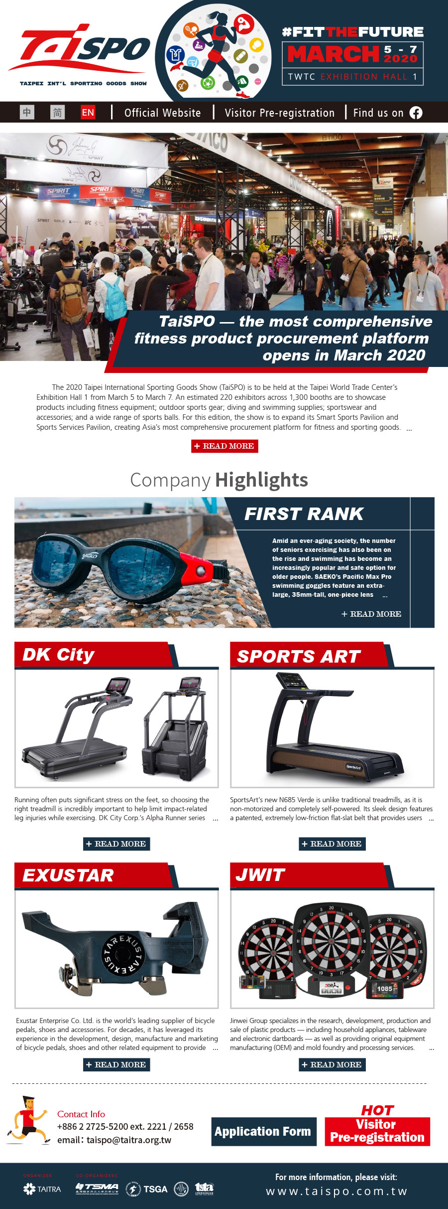 2020 Taipei Int'l Sporting Goods Show