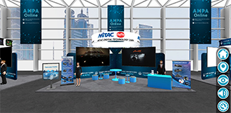 Image 1: AMPA Online exhibitor Mitac presenting the latest dash cams at their virtual booth.