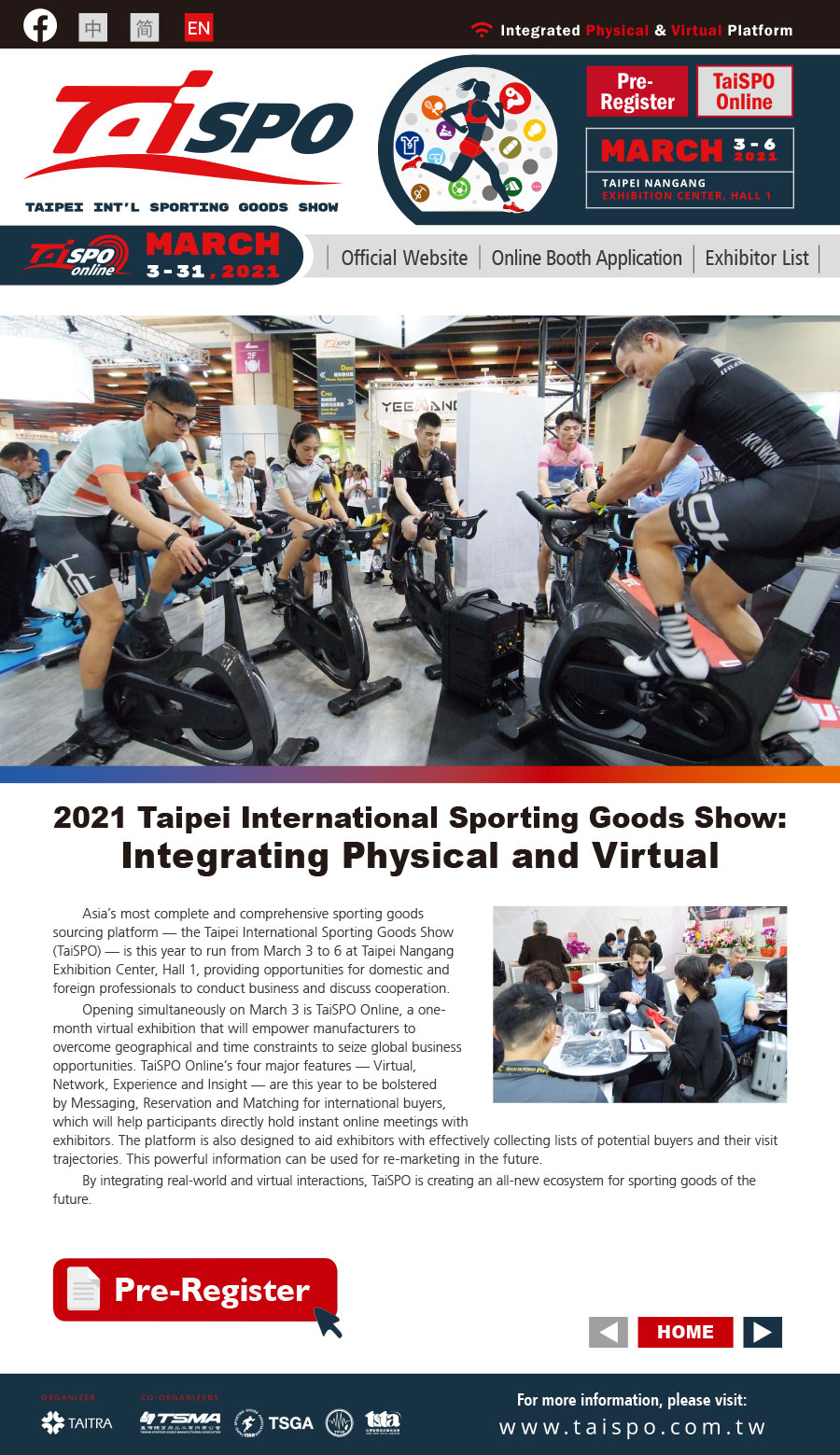 2021 Taipei Int'l Sporting Goods Show