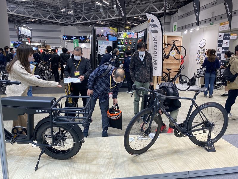4. 2022 CYCE MODE期間創新設計獎產品獲得許多日本參觀者詢問。