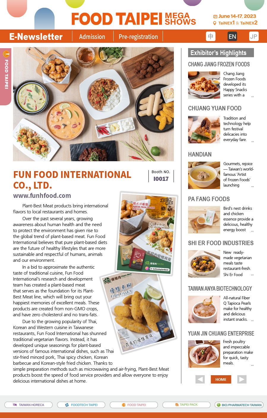 2023 FOOD TAIPEI MEGA SHOWS