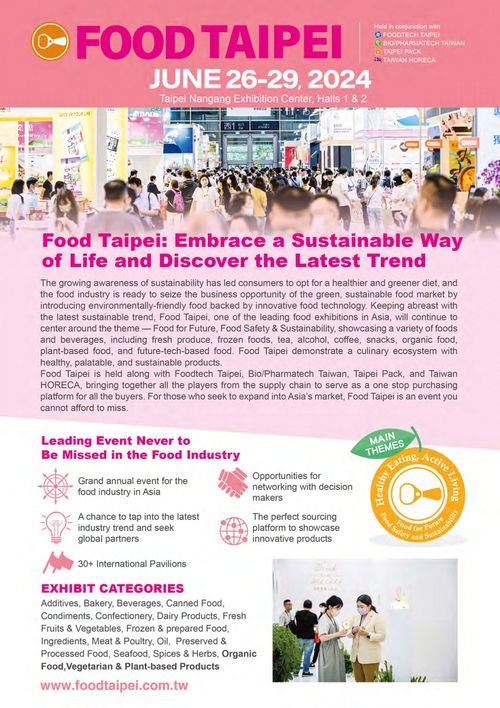 Taipei International Food Show-Show DM