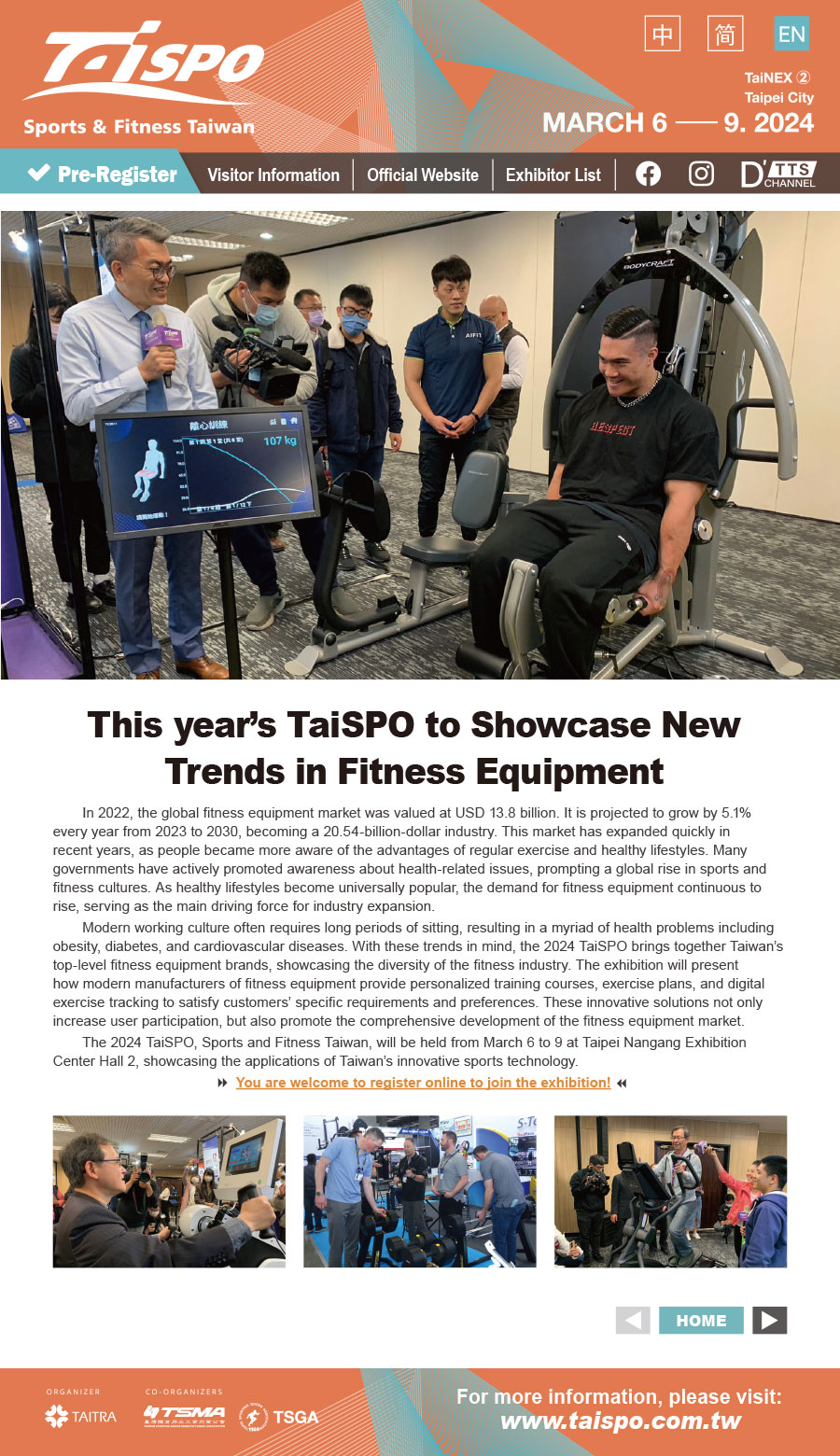 2024 TaiSPO Sports And Fitness Taiwan   En01 