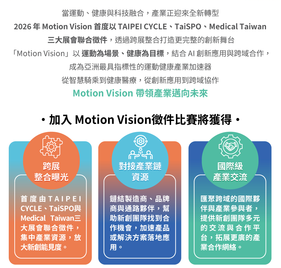 Motion Vision 聯合創新徵件